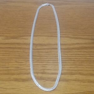 COPY - Sterling silver snake scale chain (24")